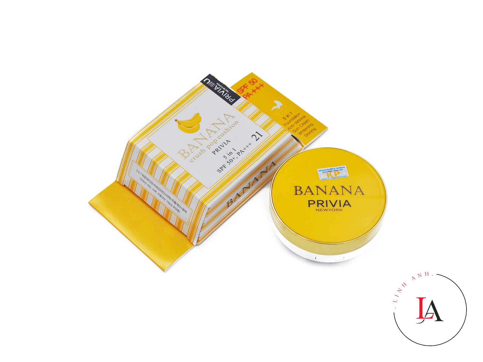 Kem CC Privia Cushion 5in1 Banana số 21